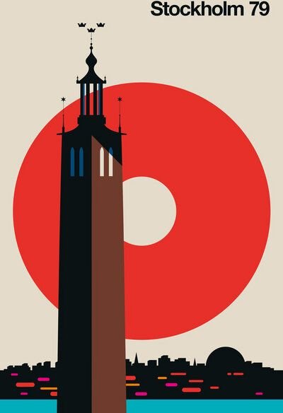 Photocircle Poster / Leinwandbild - Stockholm 79