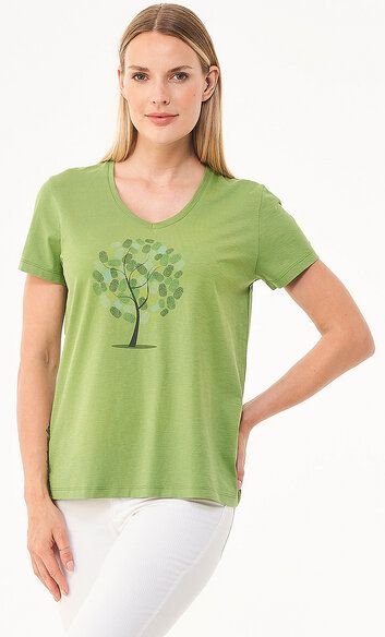 ORGANICATION T-Shirt aus Bio-Baumwolle mit Baum-Print