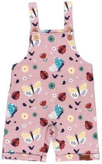 Baby Strampler aus Bio-Baumwolle „Ladybugs & Butterflies“ – GOTS-zertifiziert, rosa (Walkiddy)