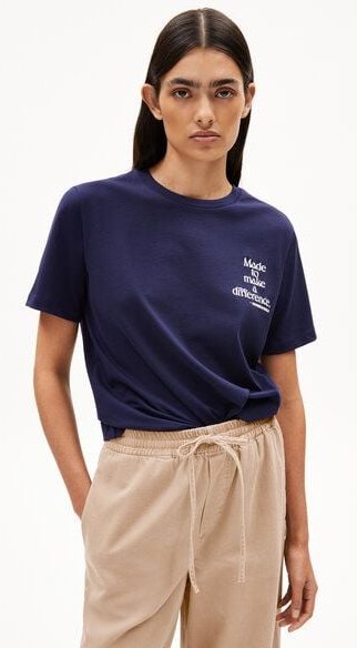 ARMEDANGELS LUALAA DIFFERENCE Damen T-Shirt aus Bio-Baumwolle