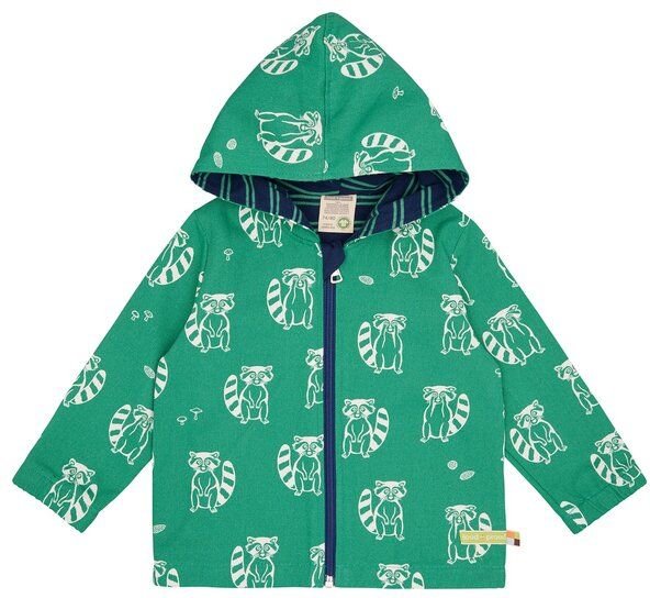 loud + proud Babys & Kinder Wasserabweisende Jacke mit Druck, GOTS-zertifiziert