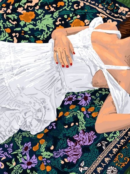 Photocircle Poster / Leinwandbild - Moroccan Carpet