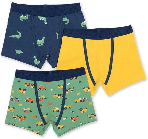 Kite Clothing Jungen Boxershorts 3er-Pack aus Bio-Baumwolle