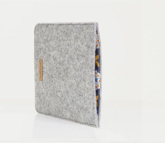 smukbird Hülle für Tolino E-Book Reader | aus Filz und Bio-Baumwolle | Modell "LET"