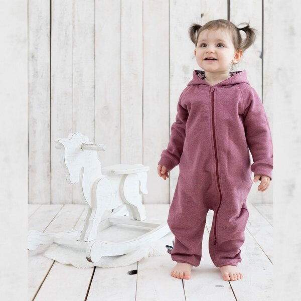 Baby Unisex Jumpsuit mit Reißverschluss 'OrganicEra' aus Bio-Baumwolle