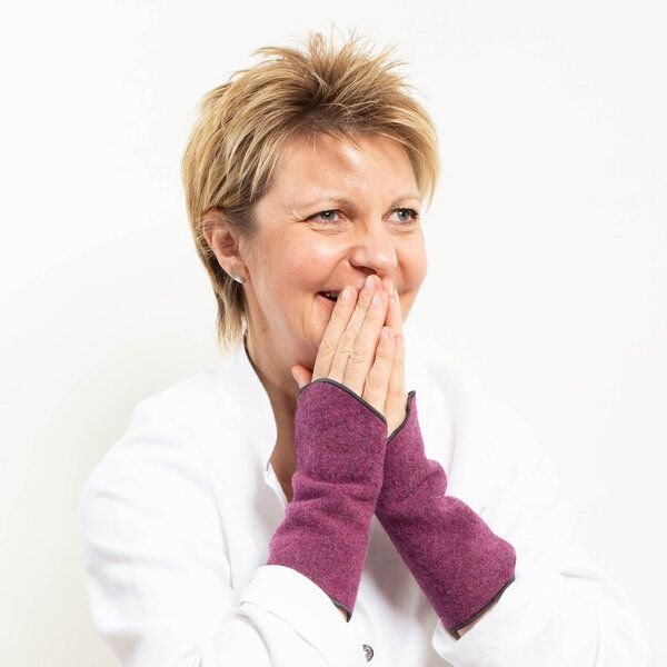 nahtur-design Nachhaltige Pulswärmer | flauschige Wolle für warme Arme