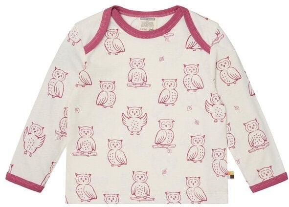 loud + proud Babys & Kinder Shirt langarm mit Druck, GOTS-zertifiziert