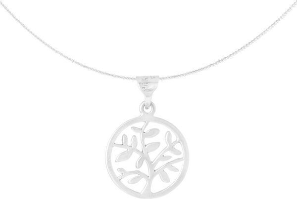 pakilia Kette Silber Baum minimalistisch sustainable handmade Fair-Trade