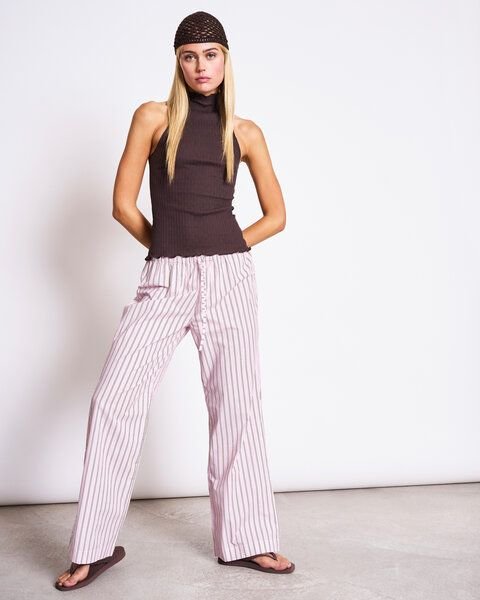 JAN N JUNE Top mit Stehkragen LEPUS GOTS