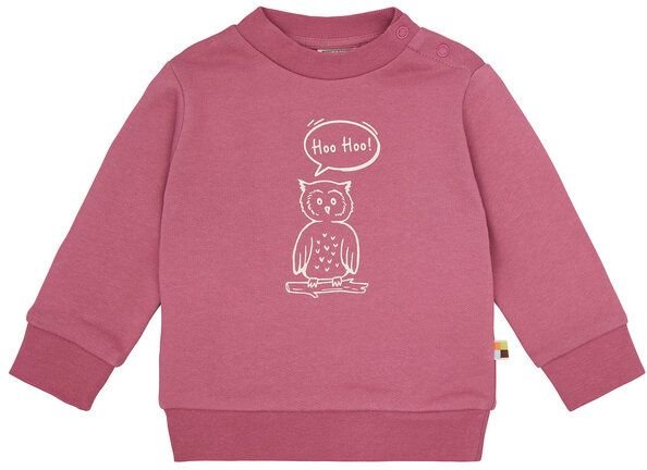 Thumbnail - loud + proud Babys & Kinder Sweatshirt mit Druckmotiv, GOTS-zertifiziert