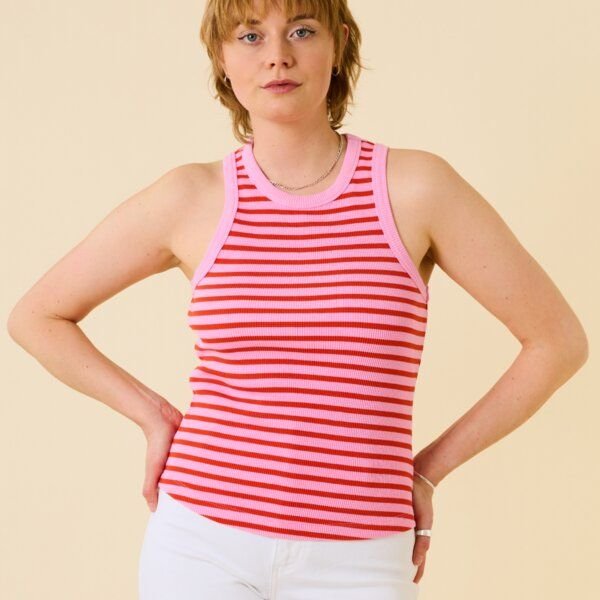 popeia Tank Top aus festem Bio-Baumwoll Stoff (gerippt)