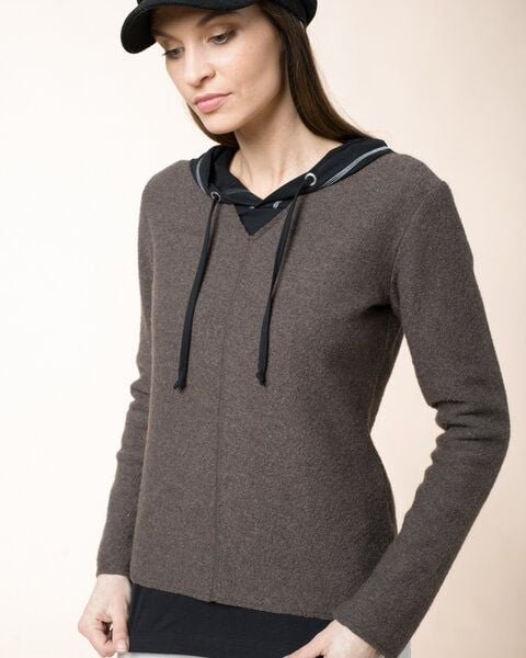 Thumbnail - Alma & Lovis Pullover in Walkstoff aus reiner Bio-Wolle | Walk Sweater
