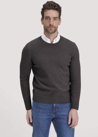 Thumbnail - hessnatur Strick Pullover Regular aus Bio-Merinowolle mit Bio-Baumwolle