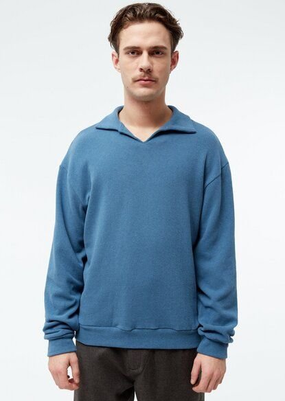 Givn Berlin Sweater GBBELA aus recycelter Baumwolle mit Kragen