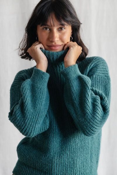 Jyoti - Fair Works Baby-Alpaka Turtleneck Strickpullover
