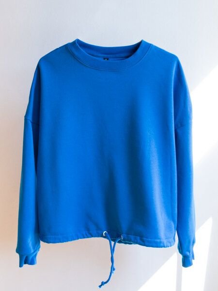 Ecostories Oversize Sweatshirt Shades of blue