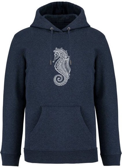 Brandless Basic Bio Unisex Hoody Nr. 4 Seepferd 350g/m²
