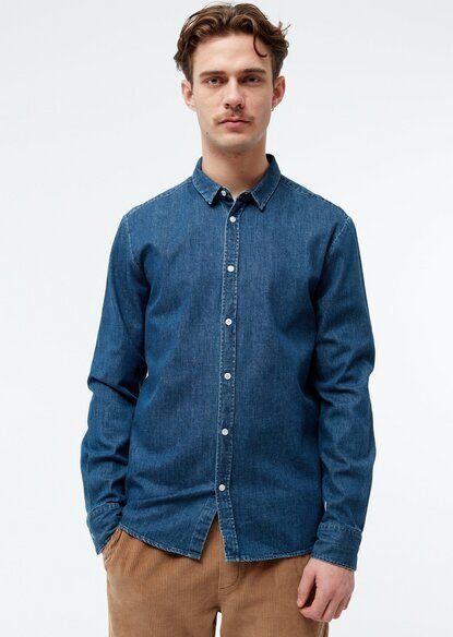 Givn Berlin Jeanshemd GBDEVIS aus Bio-Baumwolle - Dark Blue (Denim)