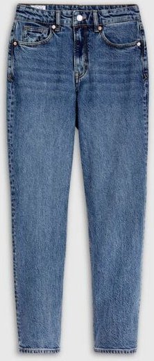 Kings Of Indigo CAROLINE CROPPED STRETCH | ECO XAVIER BLUE MARBLE