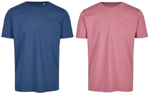 Brandless Basic Bio T-Shirt (Men Nr.3 ) Doublepack GOTS