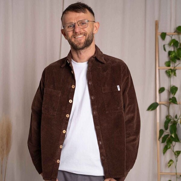 Vresh Clothing Vinley - Cord Hemd aus Biobaumwolle