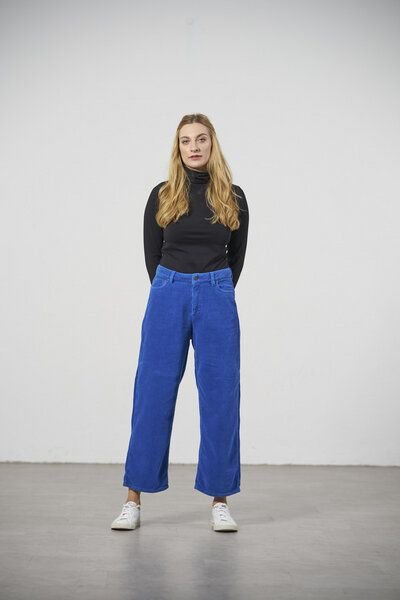 Feuervogl fv-Flo:ra | Weites Bein | High Waist | Knöchellang | Breitkord