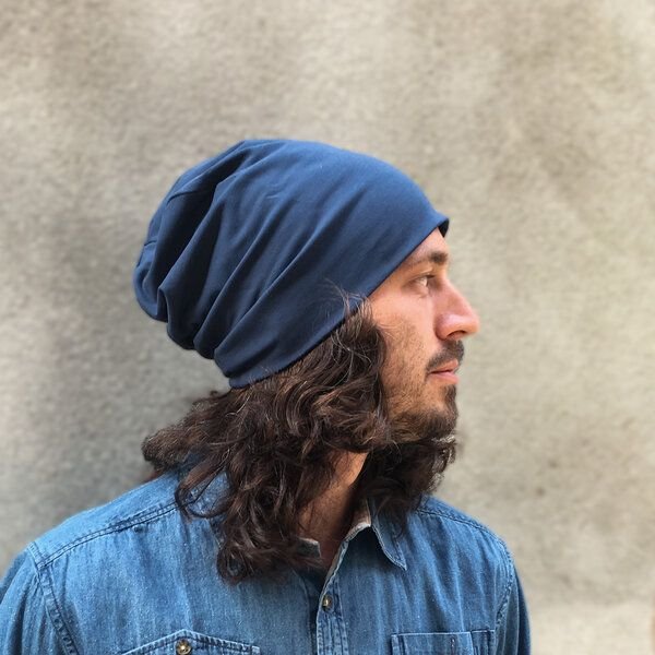 Liebe Deinen Planeten Bio Beanie in 3 Größen Herren & Damen in vielen Farben bequeme Jersey Mütze aus Bio Baumwollmix