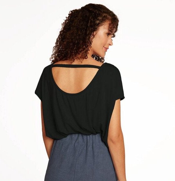 WiDDA berlin Rückenfreies Shirt FARI aus TENCEL® Modal Jersey