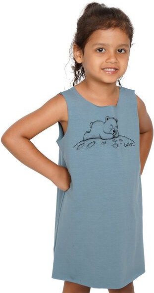 HANDGEDRUCKT "Later" Kinder Biokleidchen (kbA)