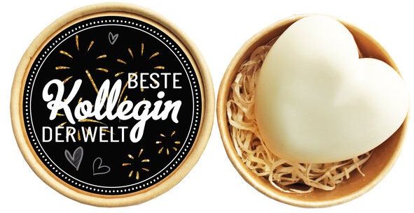 Eve Butterfly Soaps Mini Geschenkbox mit Herzseife, verschiedene Motive & Anlässe