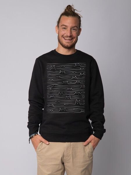 watapparel Sweatshirt Unisex Doodle Cats