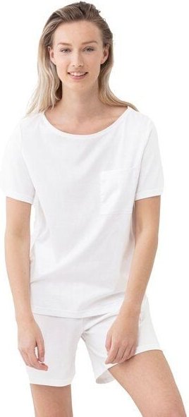 Mey Damen Pyjama kurzarm Shirt Sleepsation Bio-Baumwolle