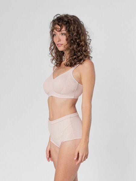 Thumbnail - erlich textil Henriette bügelloser BH mit Spitze aus Bio-Baumwolle, made in Europe