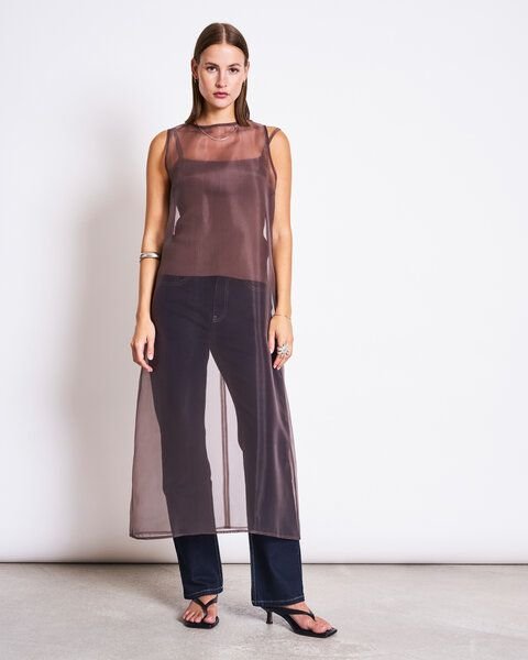 JAN N JUNE Midikleid SESELI aus Organza