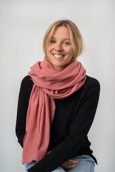 Kopyto MANUL - Großer Schal aus 100% Merinowolle RWS- zertifiziert Eco Feinstrick Plüsch