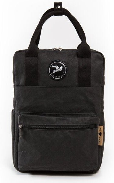 PAPERO Rucksack aus Papier robust wasserfest vegan 2 in 1 Handtasche Damen