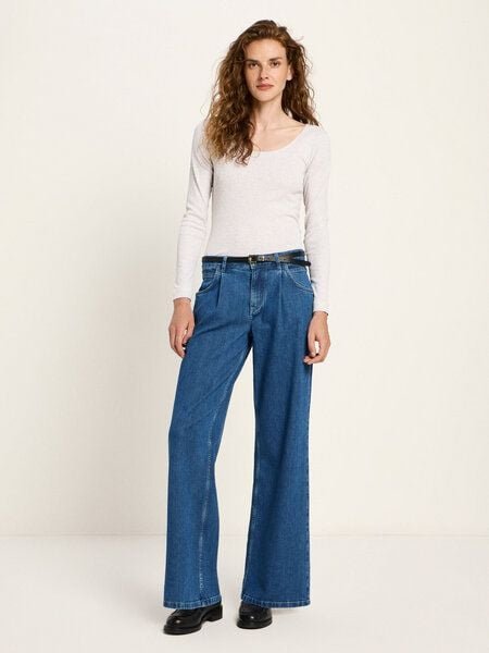 Thumbnail - LANIUS Marlenejeans mit Bundfalte aus Bio-Baumwolle
