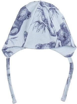 Mütze aus Bio-Baumwolle, Blau, Koala-Motiv, Walkiddy - Nachhaltig, Umweltfreundlich, GOTS zertifiziert, 95% Baumwolle, 5...