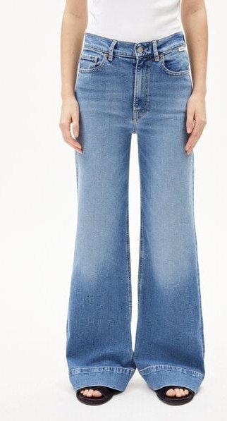 ARMEDANGELS MURLIAA Damen Wide Jeans recycelter Baumwoll Mix Comfort Stretch