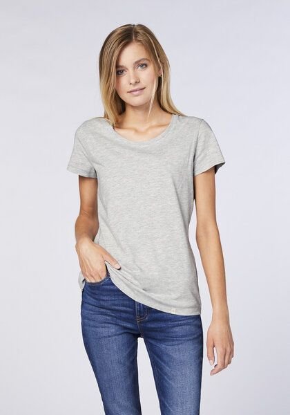 Thumbnail - Detto Fatto Cleanes Jersey-Shirt mit Rundhalsausschnitt