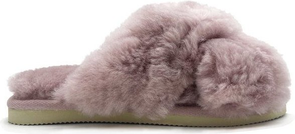 Pantoffel-Sandale aus Schaffell "thies Sheep Cross Sandal"