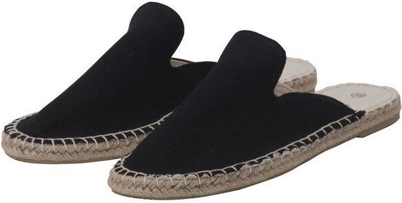 Japanwelt Espadrilles Damen Espadrilles Canvas Pantoffeln Glitzer Leinen Sommerlatschen