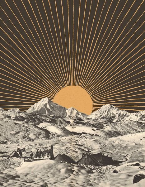 Photocircle Poster / Leinwandbild - Mountainscape 6