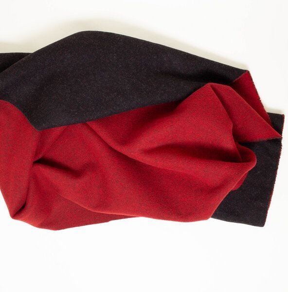 Tuchfabrik Mehler Wollstoff "Flauschloden" doubleface | 100% Schurwolle (89,80 €/m)