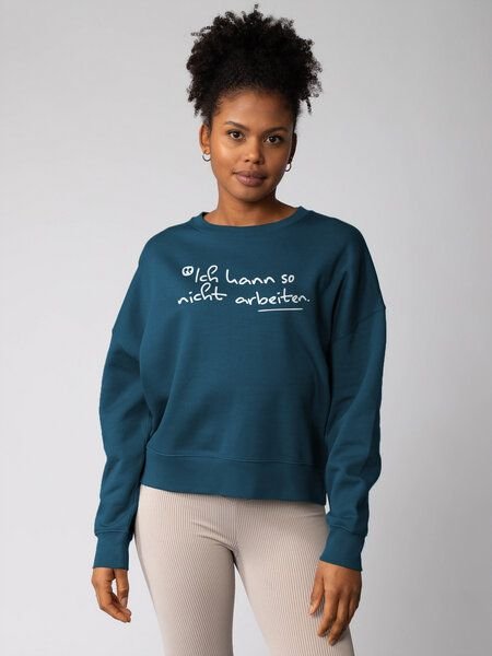 watapparel Sweatshirt Frauen Ich kann so nicht arbeiten
