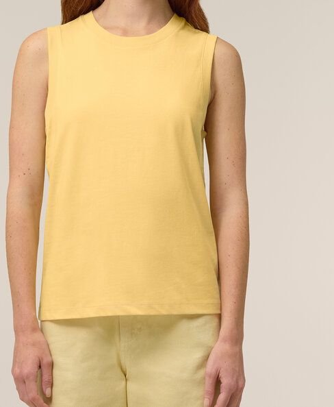 FAIRTICKEN BASICS Damen Shirt ohne Ärmel aus 100% Bio-Baumwolle