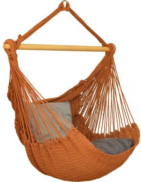 HängemattenGlück Hängesessel BALAO GRANDE aus Bio-Baumwolle - GOTS zertifiziert