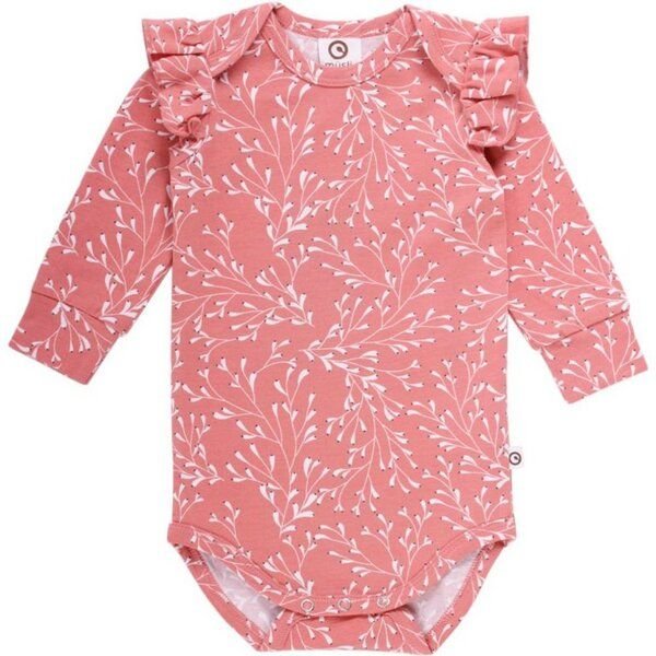 Müsli by Green Cotton Langarm Baby *Dotti Body* GOTS Bio Baumwolle | Müsli