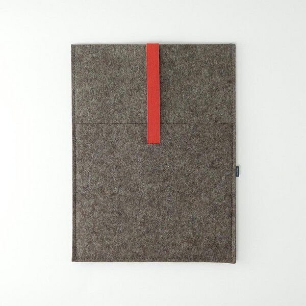 matilda k. manufaktur Tablethülle aus Wollfilz 'moritz' (mit Einsteckfach)| für apple ipad | ipad air | ipad pro 11 | 12...