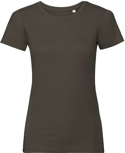 Russell Pure Organic Damen Pure Organic T-Shirt Rundhals in 13 verschiedenen Farben